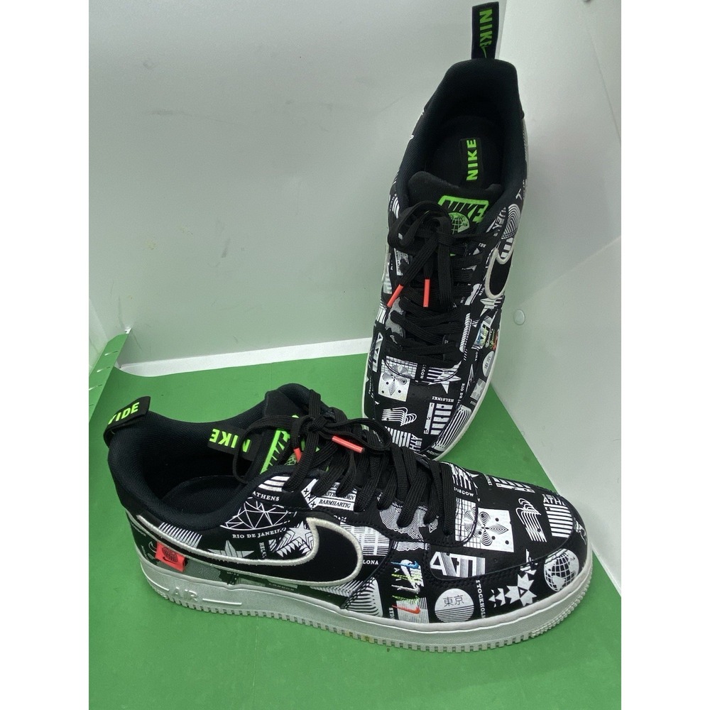Nike Air Force 1 07 LX Worldwide Pack Black CZ5927-001 Mens 11